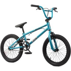 KHE BMX Blaze velosipēds 18 collu patentēts piestiprināšanas rotors tirkīza zils, tikai 10,2 kg