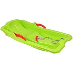 MARMAT Children’s Sledge, Bobsleigh, Toboggan, Snow Slider, Brake Lever, Pull Rope, Snow, Winter