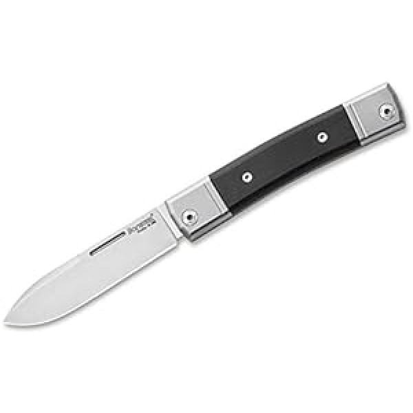 LionSteel Unisex - Adult Bestman I Drop Ebony Pocket Knife, Black, 17 cm