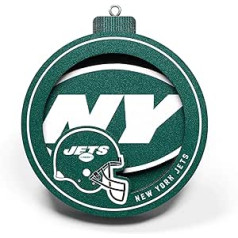 YouTheFan NFL 3D logotipu sērijas ornaments