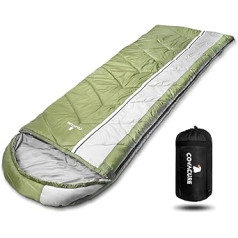 Covacure guļammaiss - viegls, kompakts, ūdensnecaurlaidīgs, silts lietošanai iekštelpās un ārā, 210 x 78 cm pieaugušajiem un bērniem