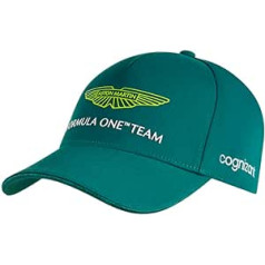 Aston Martin F1 Team Cap 2023 Green Repreve Repreve Fabric One Size oficiālās preces pieaugušajiem