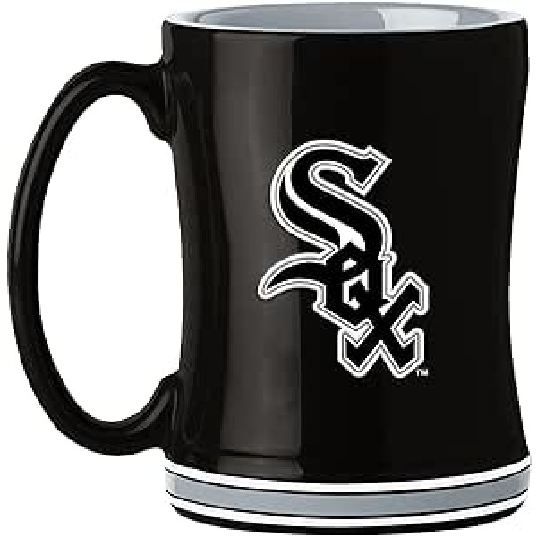 Logo Brands 507-C14RM: Chicago White Sox 400 ml Relief Tasse