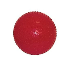 CanDo Gymnastikball mit NOPPEN/Sitzball/Motorikball - SENSI-Ball - rot, 100 cm