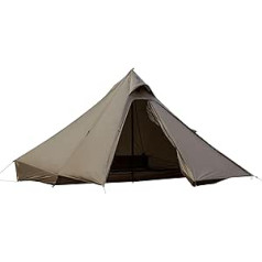 OneTigris Tetra Ultralight Teepee telts 1-2 personām, pārgājienu nūju telts, kempinga telts, ūdensizturīgs 3 sezonas, ideāli piemērots kempingam, ārā, mugursoma