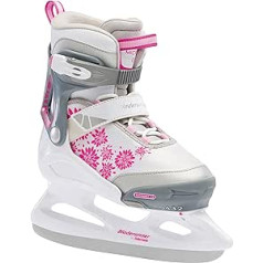 Rollerblade Bladerunner Ice Micro Ice Girls Junior regulējamas rozā un baltas slidas