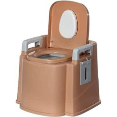 2 Colours Portable Toilet Seat Old Pregnant Woman House Bathroom Inner Potty Chest of Drawers Car Toilet Camping Toilet Perfect for Hiking, Long Travel, Traffic Jam Khaki