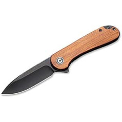 WE Knife Unisex - Adult Elementum Bubinga Pocket Knife, Brown, 7