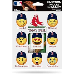 Rico Industries Red Sox Emotion garastāvokļa magnēts