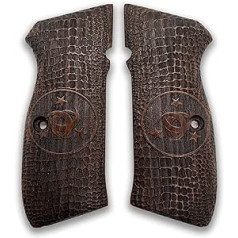 ZIB GRIPS CZ-75 ar rokām izgatavots riekstkoka pistoles rokturis Ars.066