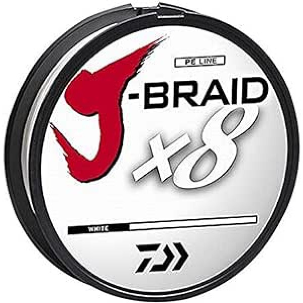 Daiwa J-Braid 300m 8 Strand Braided Round Braided Line