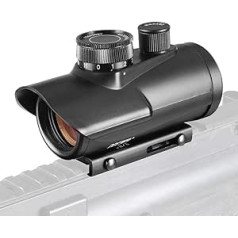 ACEXIER Red Dot Sight 1 x 30 mm holografinis šautuvo taikiklis 11 mm ir 20 mm Weaver bėgių laikiklis, skirtas taktinei medžioklės optikai