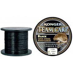 Konger Team Carp Fishing Line Black 1000 m Monofilament Feeder Carp (0.40 mm)