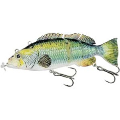 ods lure Update Swimming Bait, Electric USB Rechargeable Fishing Lure, Multi-Jointed Robot Fishing Bait with Treble Hook