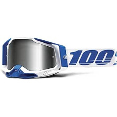 100% Racecraft 2 Goggle Isola Flash Lens Silver Mirrored