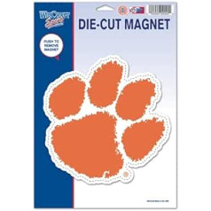 Wincraft NCAA Clemson University 77357011 Die Cut logotipa magnēts, mazs, melns