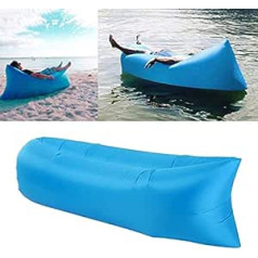AllForYou Inflatable Air Bed Sofa Lounger Couch Chair Bag Hangout Sleeping Bag Inflatable Mattress Beach Pool Camping Picnic Hammock