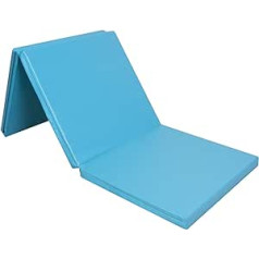 CCLIFE 180 x 60 x 5 cm Folding Soft Floor Mat, Gym Mat, Fitness Mat, Gymnastics Mat, Non-Slip Sports Mat, Play Mat