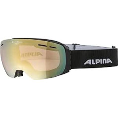 ALPINA Unisex pieaugušo Granby QVM slēpošanas brilles, karijs, viens izmērs