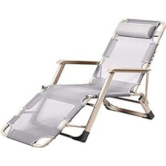 VejiA Zero Gravity 8 līmeņos regulējams dārza krēsls ar galvas balsta krēslu Pludmales baseina krēsli, kas piemēroti kempingam