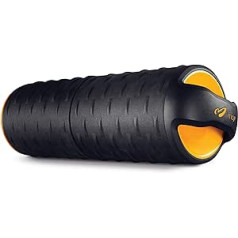 Moji Heated Foam Roller - Recovery Product of the Year - 30 Minute Heat Therapy - Targeted Muscle Relief - Please Note Moji Roller is a Fixed Roll - Microwave Safe