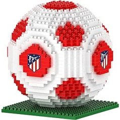 FOCO oficiālais licencētais Atletico Madrid BRXLZ Bricks 3D futbola celtniecības komplekts