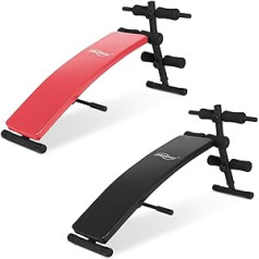 Physionics® Sit Up Bench ar kāju fiksāciju - salokāms, 5 virzienos regulējams 60-72 cm, tērauds, krāsu izvēle - vēdera trenažieris, treniņu sols, muguras trenažieris, vēdera sols, fitnesa treniņu sols vēdera treniņam