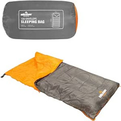 Milestone Camping Envelope guļammaiss - melns, 170 x 75cm