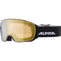 ALPINA Nakiska Q-Lite Mirrored Contrast Enhancing OTG Ski Goggles with 100% UV Protection for Adults