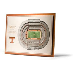 YouTheFan NCAA Unisex NCAA 5x stadiona skats 3D sienas art