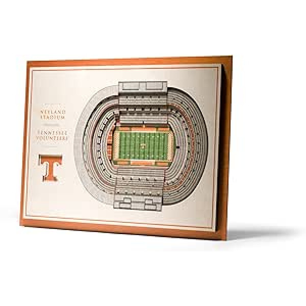 YouTheFan NCAA Unisex NCAA 5x stadiona skats 3D sienas art