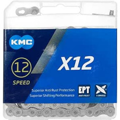 KMC X12 Ept velo ķēde, melna, 1izm