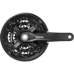 SHIMANO MT210-3 44/32/22t 175 mm kloķis (melns | Fiksēta ass ar KSS)