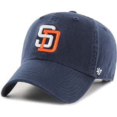 '47 Brand Strapback Cap - Clean Up San Diego Padres Navy, navy