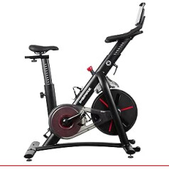 HAMMER Inspire Speedbike Live! Cycling ILC, Live Cardio Workouts and Over 150 Workout Videos on Demand, Magnetic Brake System, Movable Tablet Holder, Max. 135 kg Weight Load, 117 x 54 x 107 cm