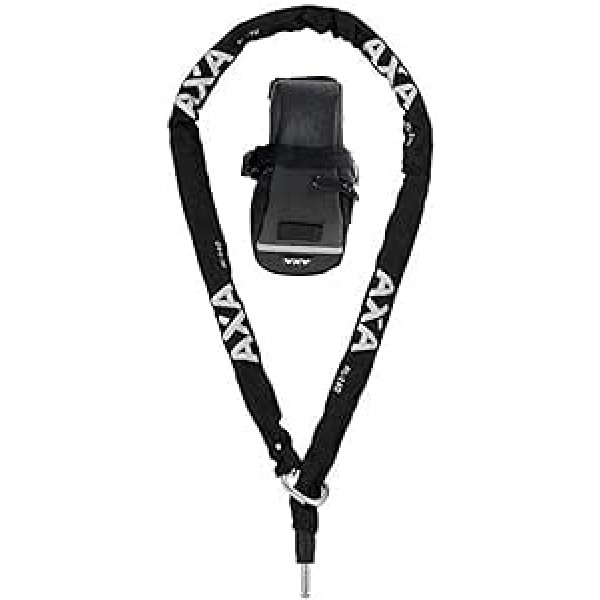 AXA RLC 140 Black Plug-in Chain 140 cm + āra soma (1 iepakojumā)