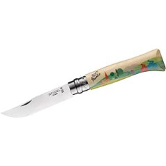 Opinel Unisex - Adult No 08 Pocket Knife, Natural, 19.5 cm