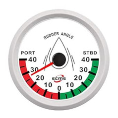 Viegls universāls analogais stūres leņķa indikators, jūras kuģa jahtas signāls ar 85 mm (3–3/8 collas) stūres sensoru, 0–190 omu signāls