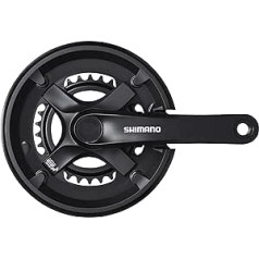 SHIMANO Unisex — pieaugušo FC-TY501 kloķis, melns, 175 mm