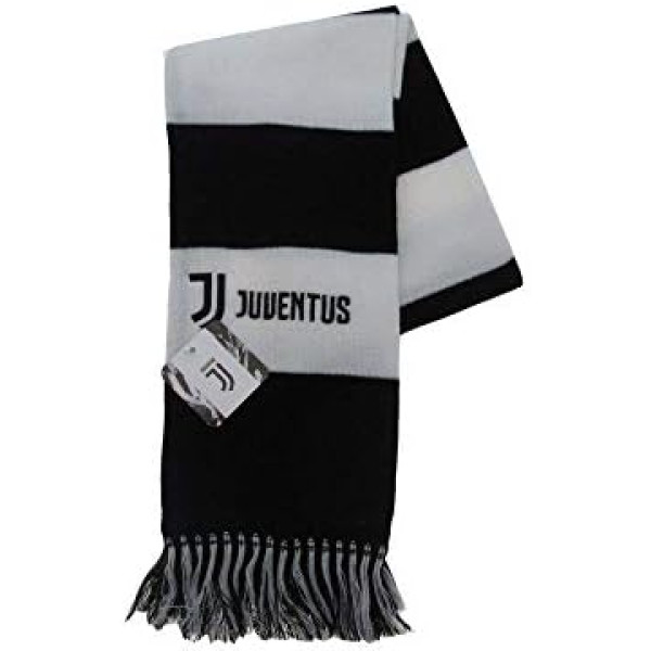 Oficiālais Juventus 2017./2018. gada jaunais logotipa cauruļu šalle ar šaurām svītrām oficiālais produkts