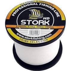 Stork HD, 4-way braided fishing line, 3000 m.