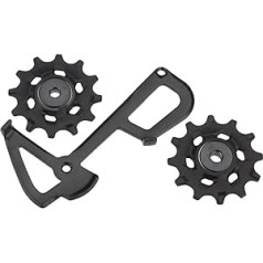 Sram Unisex — pieaugušo X-Sync aizmugurējais pārslēdzējs, melns, viens izmērs