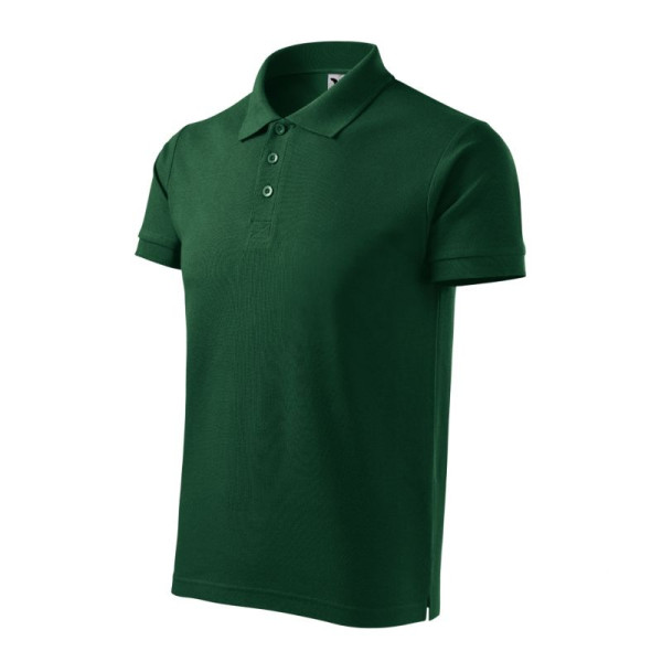 Malfini Cotton Heavy M MLI-215D3 tumši zaļš / 3XL polo krekls