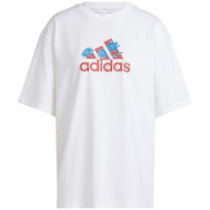 Adidas Flower Pack Badge of Sport sieviešu T-krekls balts IT1421 / S