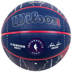Vilsona NBA Visu zvaigžņu spēles 2024. gada Indianapolisas kolekcijas bumba WZ2015601XB / 7