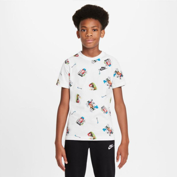 Nike Sportswear Tee Aop Jr DQ3856 100/S (128-137)