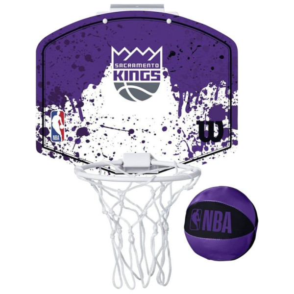 Wilson NBA Team Sacramento Kings Mini Hoop WTBA1302SAC / Viena izmēra basketbola aizmugure