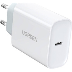 Charger UGREEN CD127, USB-C, PD3.0, QC4.0, 30W (white)