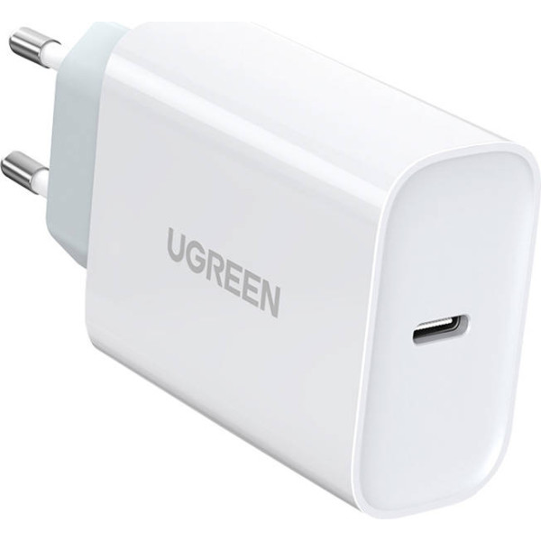 Charger UGREEN CD127, USB-C, PD3.0, QC4.0, 30W (white)