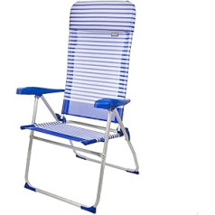 AKTIVE PLEG ALU Chair C/Cushion 7 POS 64 x 61 x 118 cm Textileno-Sicil